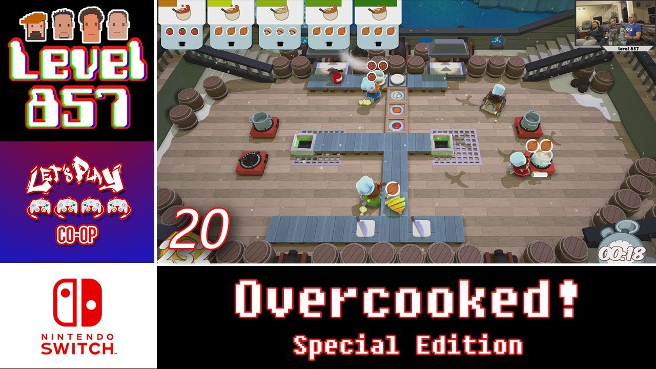 Let’s Play Co-op: Overcooked! | 4-Players |  Part 20