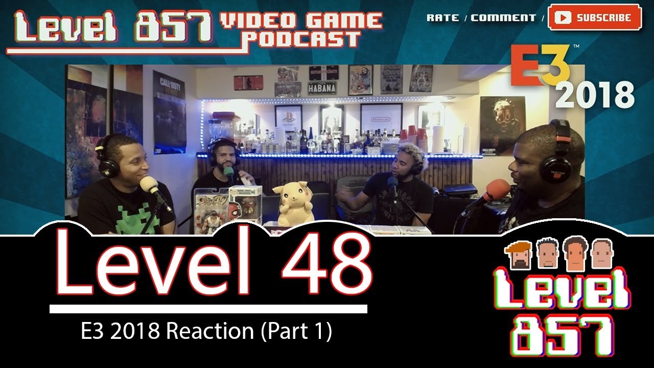 Level 857 – Video Game Podcast | Level 48 – E3 2018 Reaction (Part 1)