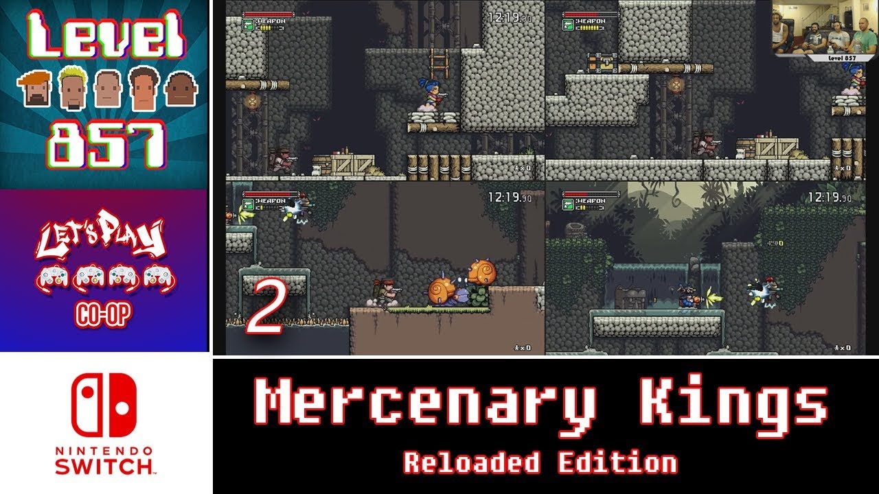 Let’s Play Co-op: Mercenary Kings Reloaded Edition | 4-Player Gameplay; Nintendo Switch; Part 2