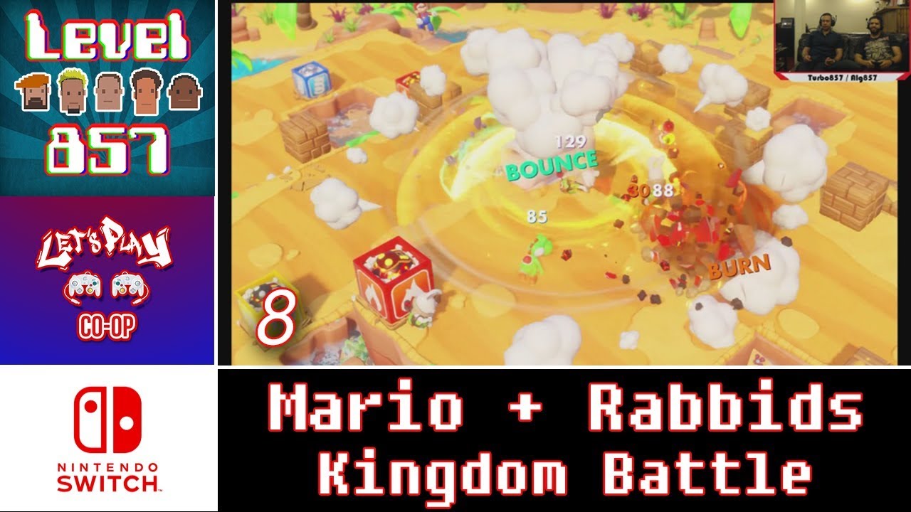 Let’s Play Co-op: Mario + Rabbids Kingdom Battle w/Turbo857 and Alg857 | Nintendo Switch | Part 8