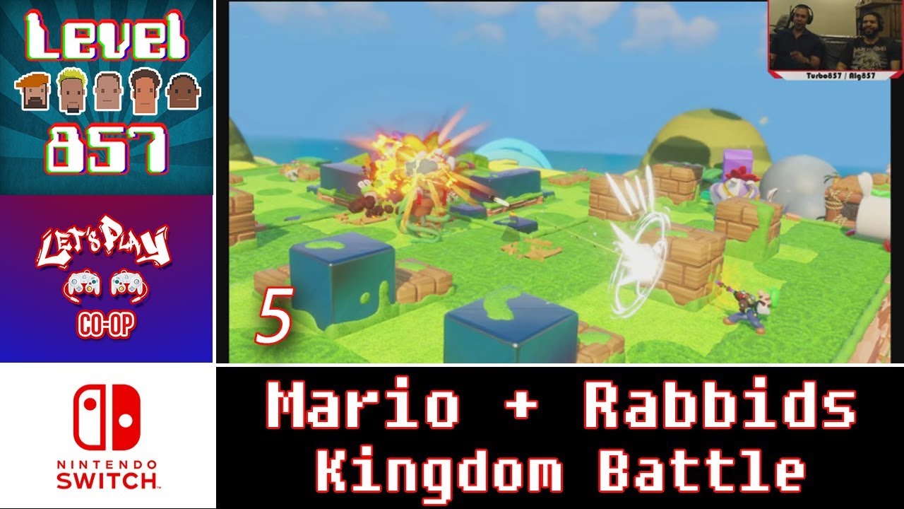 Let’s Play Co-op: Mario + Rabbids Kingdom Battle with Turbo857 and Alg857 | Nintendo Switch | Walkthrough Part 5