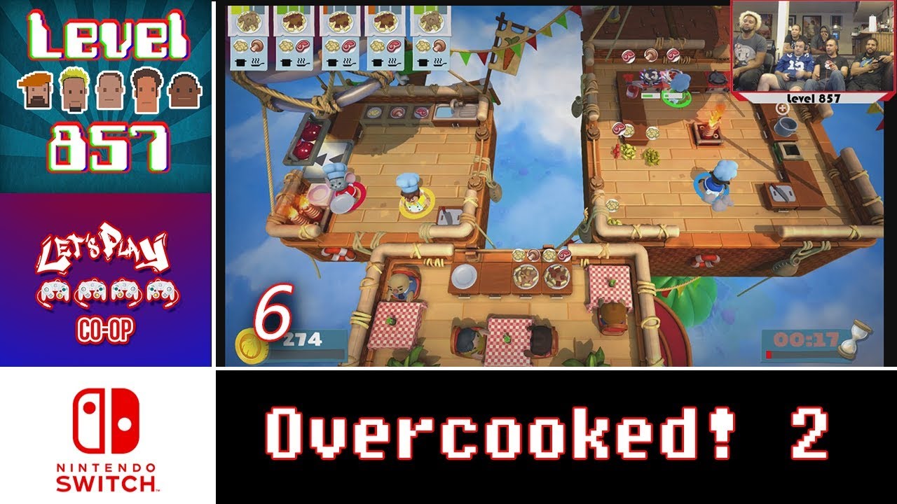 Let’s Play Co-op: Overcooked! 2 | 4-Players | Nintendo Switch | Part 6