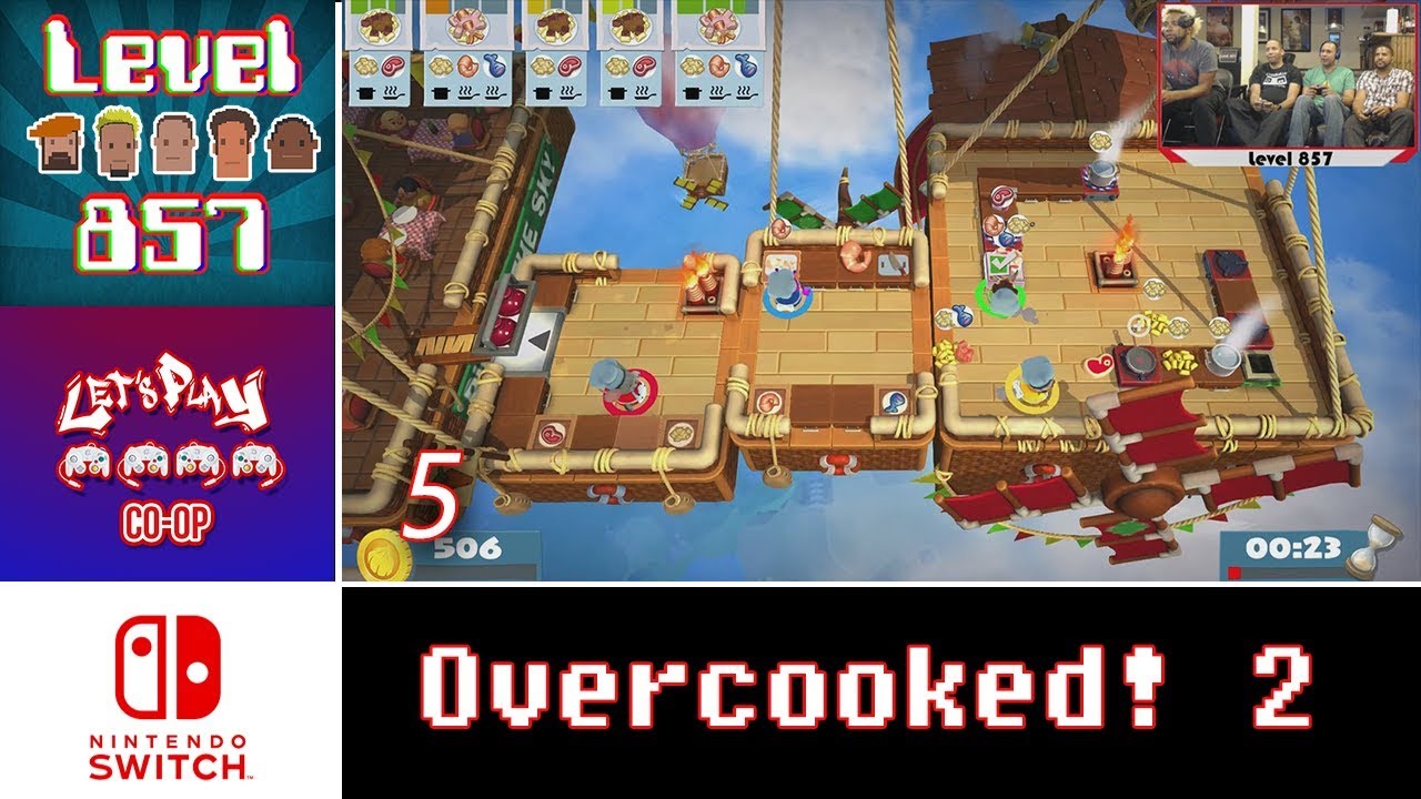 Let’s Play Co-op: Overcooked! 2 | 4-Players | Nintendo Switch | Part 5