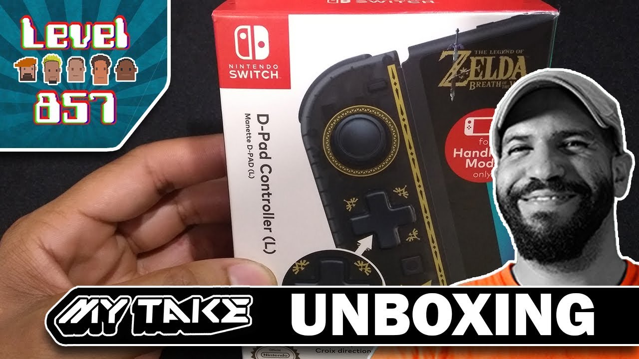 My Take: Alg857 Unboxes The Hori D-Pad Joy-Con Controller For Nintendo Switch (Zelda Edition)