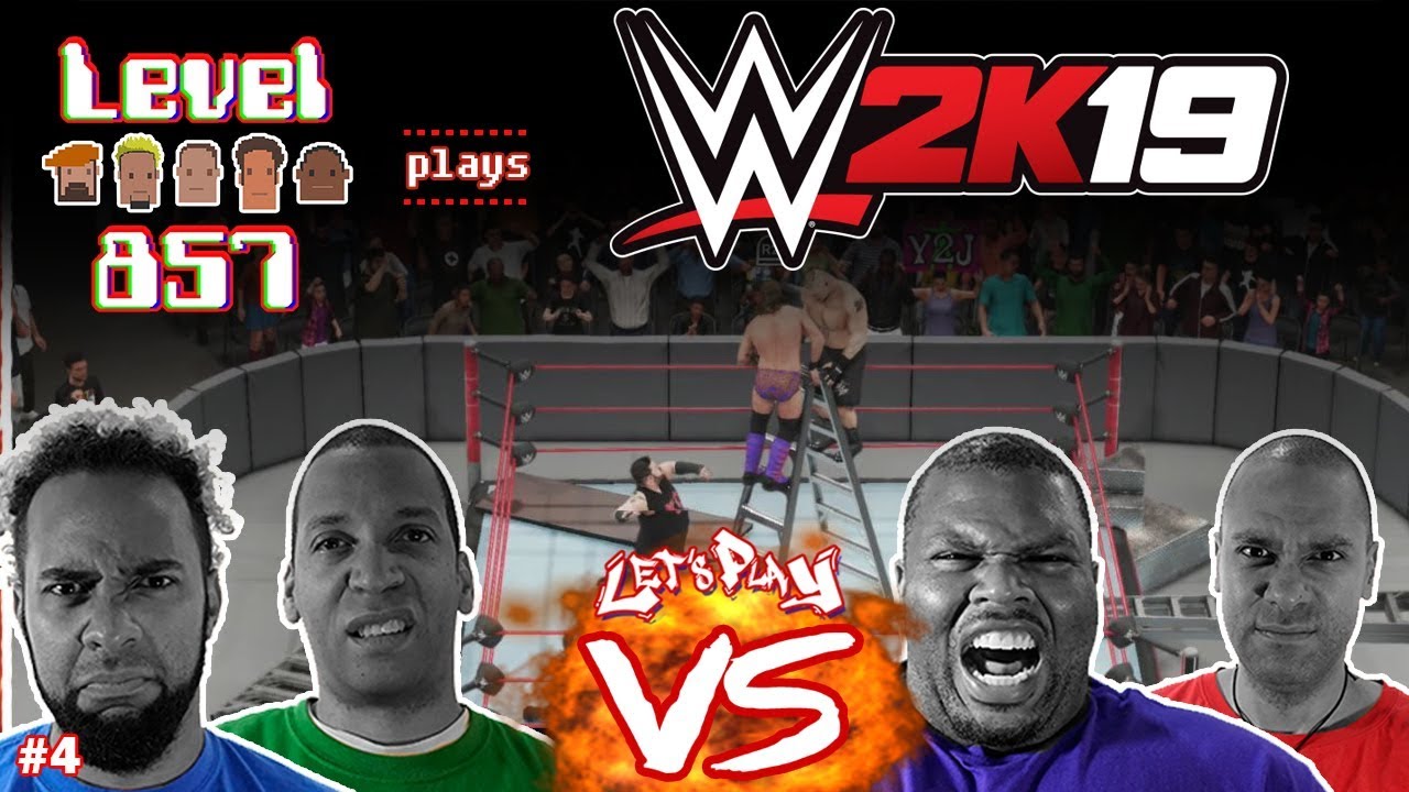 Let’s Play Versus: WWE 2k19 | 4 Players | Local Battle #4