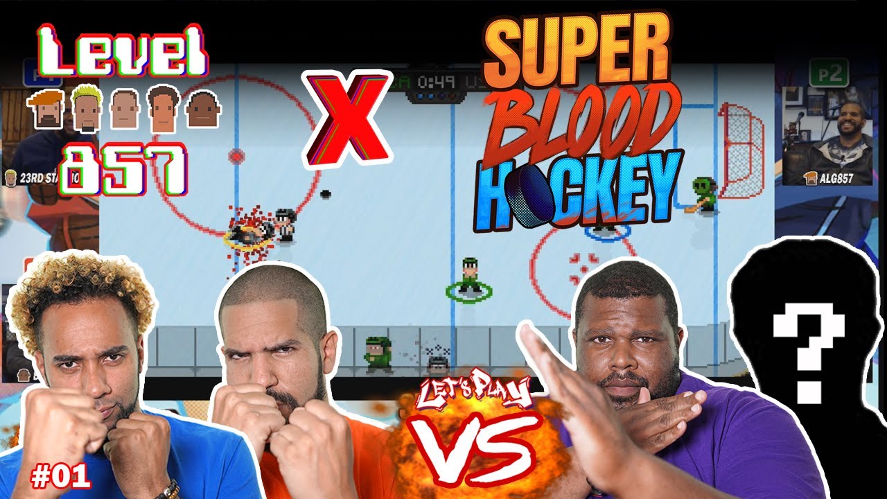 Let’s Play Versus: Super Blood Hockey | 4 Players | Local Battle Part 1