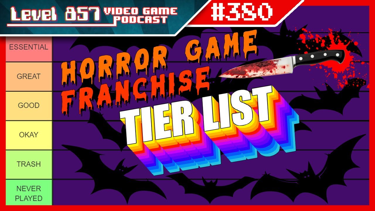 The Ultimate Ranked Horror Video Game Franchise Tier List!